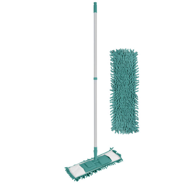 Urban Living vloerwisser microvezel dweil - met grote noppen - groen -